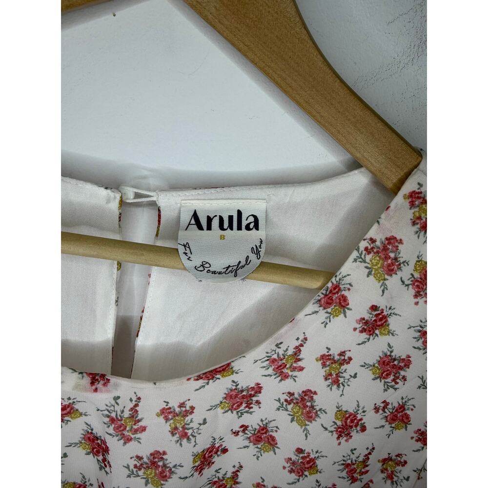 Arula floral print tiered mini dress with ruffled details Size B (XXL) - Picture 4 of 7